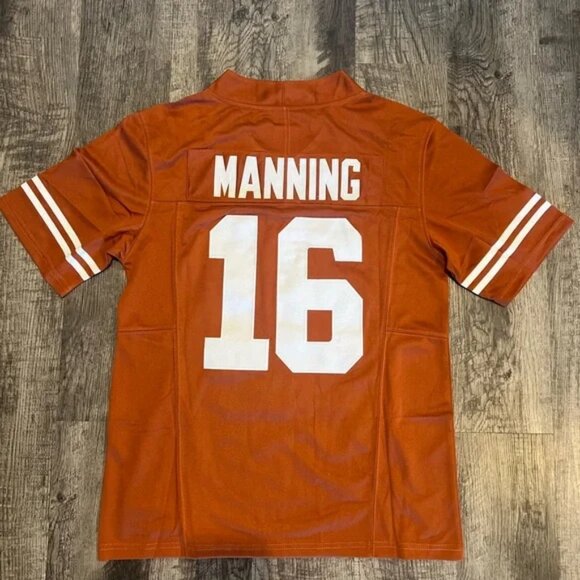 Mens Youths Optional Item For Arch Manning Stitched Orange Jersey Vapor - Picture 8 of 9